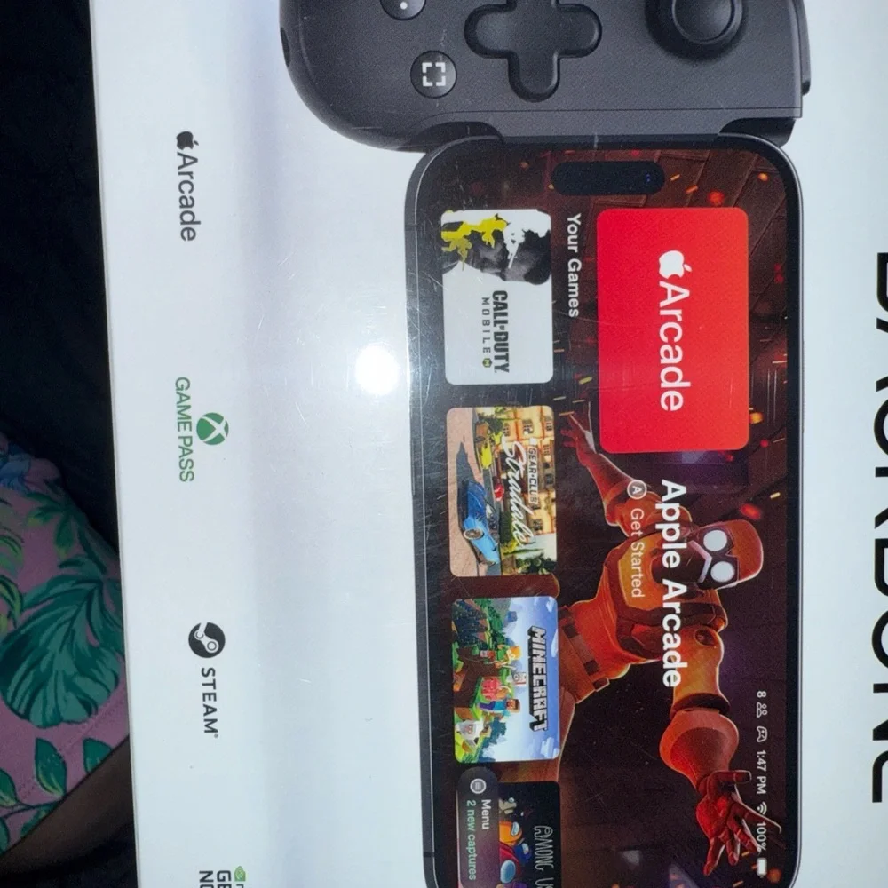 Apple Black and White Gaming Console